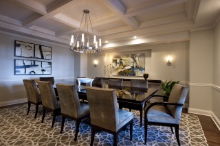 Custom Dining Room rug/design by Michael Abrams